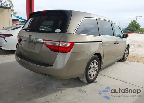 2012 Honda Odyssey Lx из США, поврежденный, VIN 5FNRL5H25CB021448